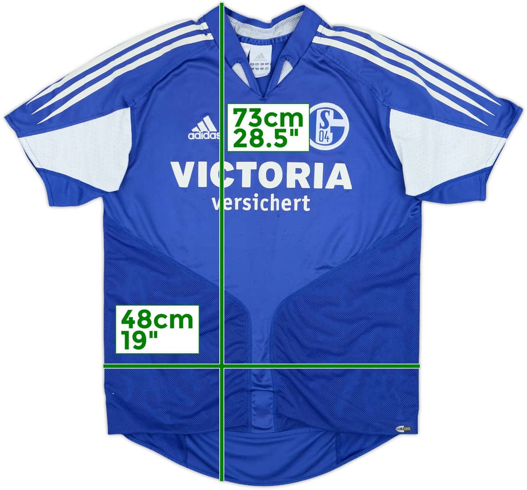 Camiseta de local del Schalke 2004-05 - 6/10 - (XL.Niños)