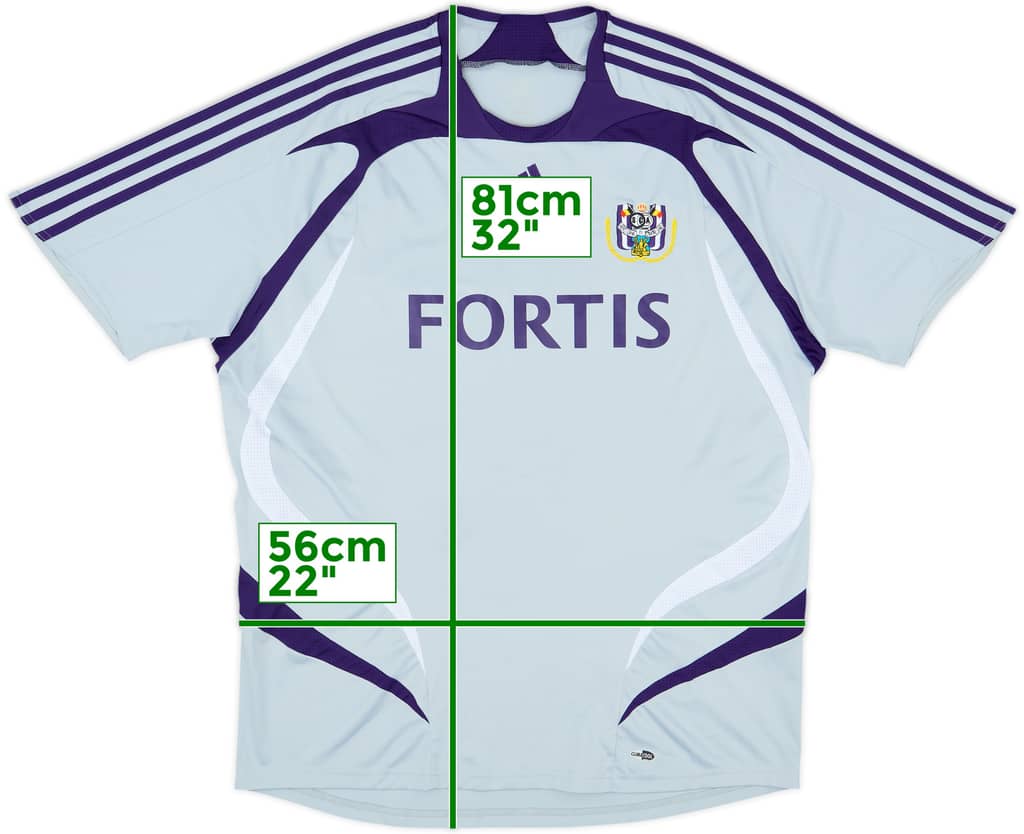 2007-08 Anderlecht Away Shirt - 8/10 - (XL)