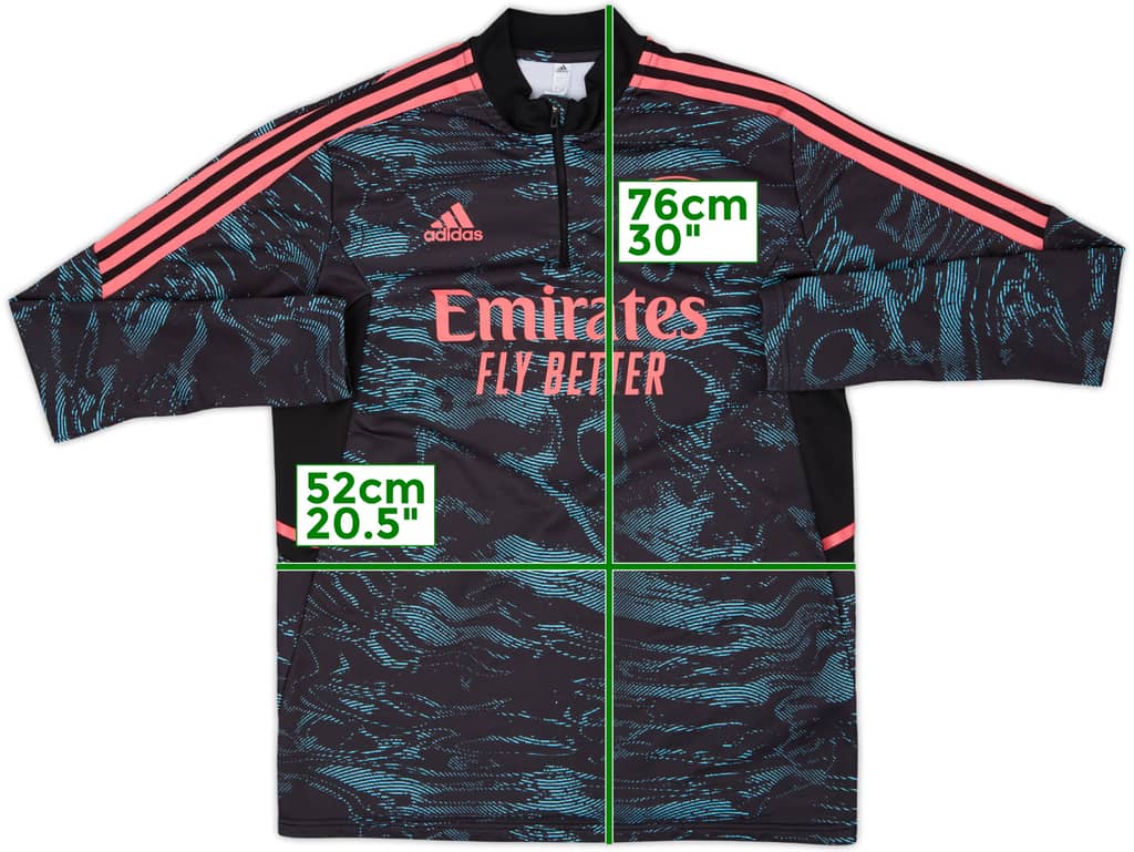 2022-23 Arsenal adidas 1/4 Zip Drill Top - 9/10 - (L)