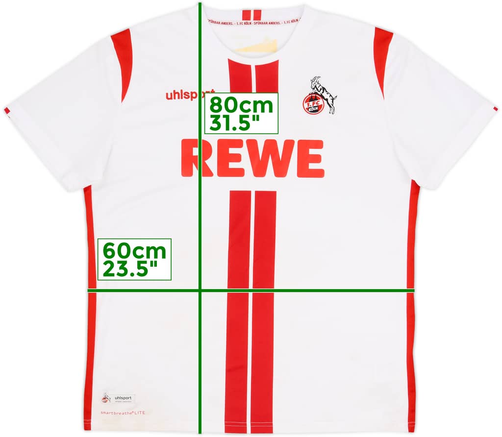 2020-21 FC Koln Home Shirt - 5/10 - (3XL)