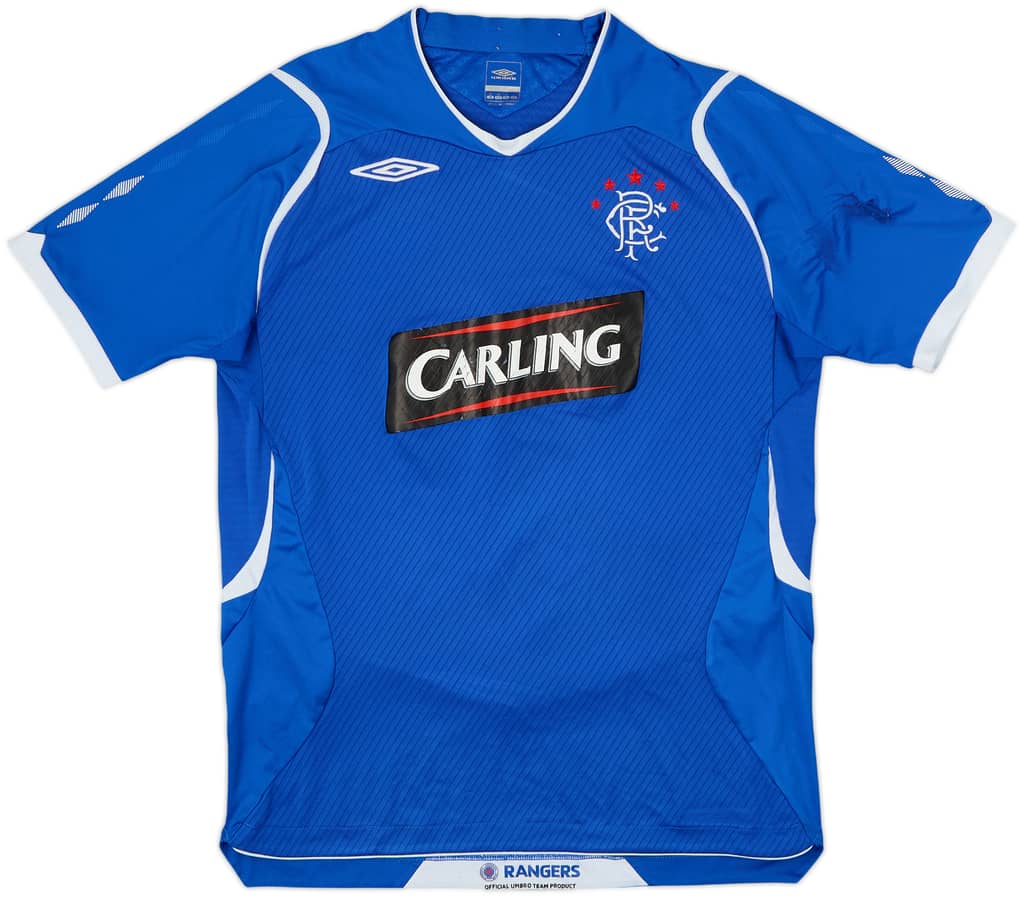 Camiseta de local del Rangers 2008-09 - 4/10 - (M)