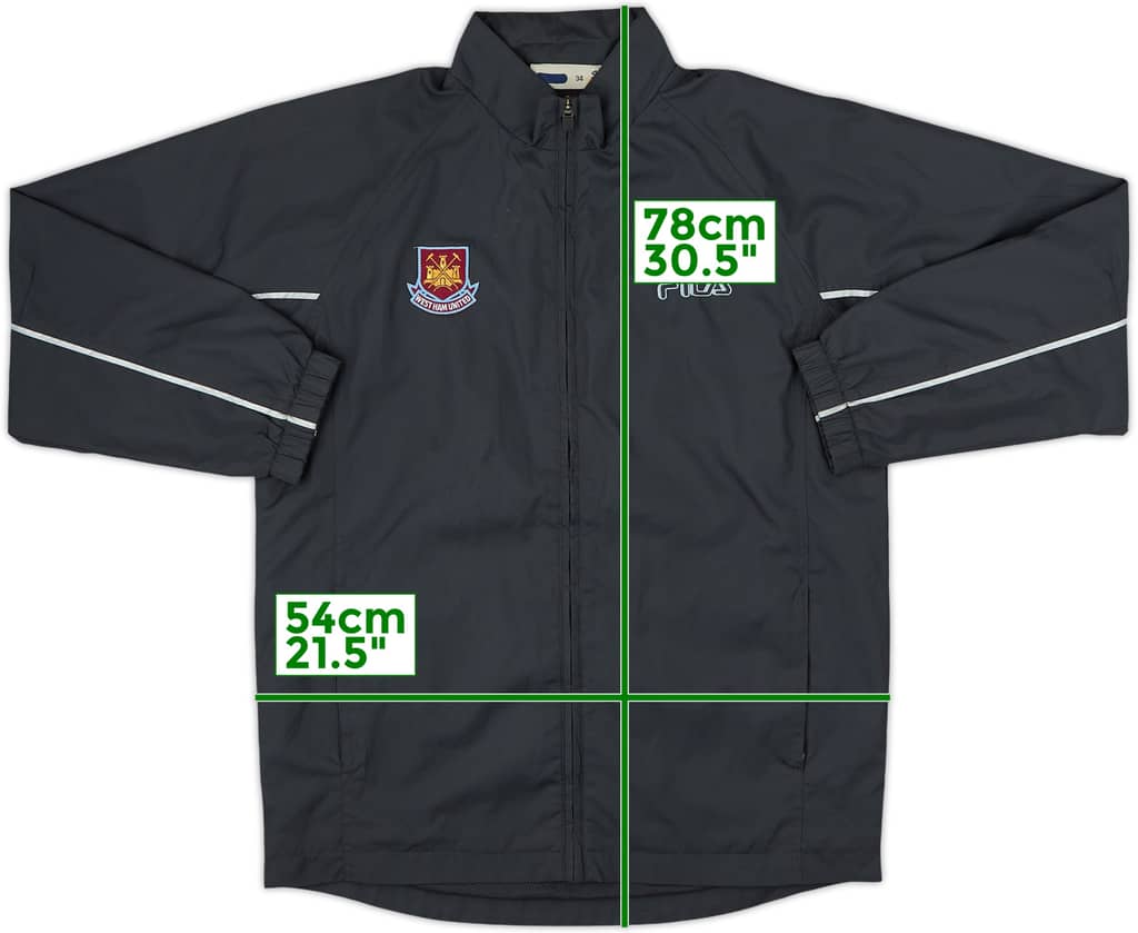 1999-01 West Ham Fila Track Jacket - 8/10 - (S)