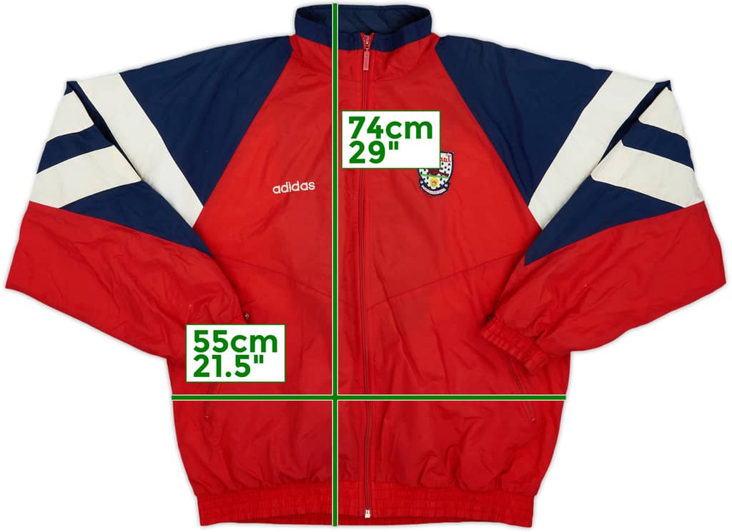 1992-93 Arsenal adidas Track Jacket - 7/10 - (M)