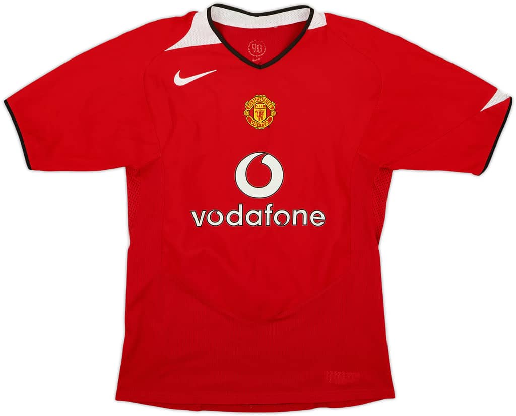 2004-06 Manchester United Home Shirt - 8/10 - (M.Boys)