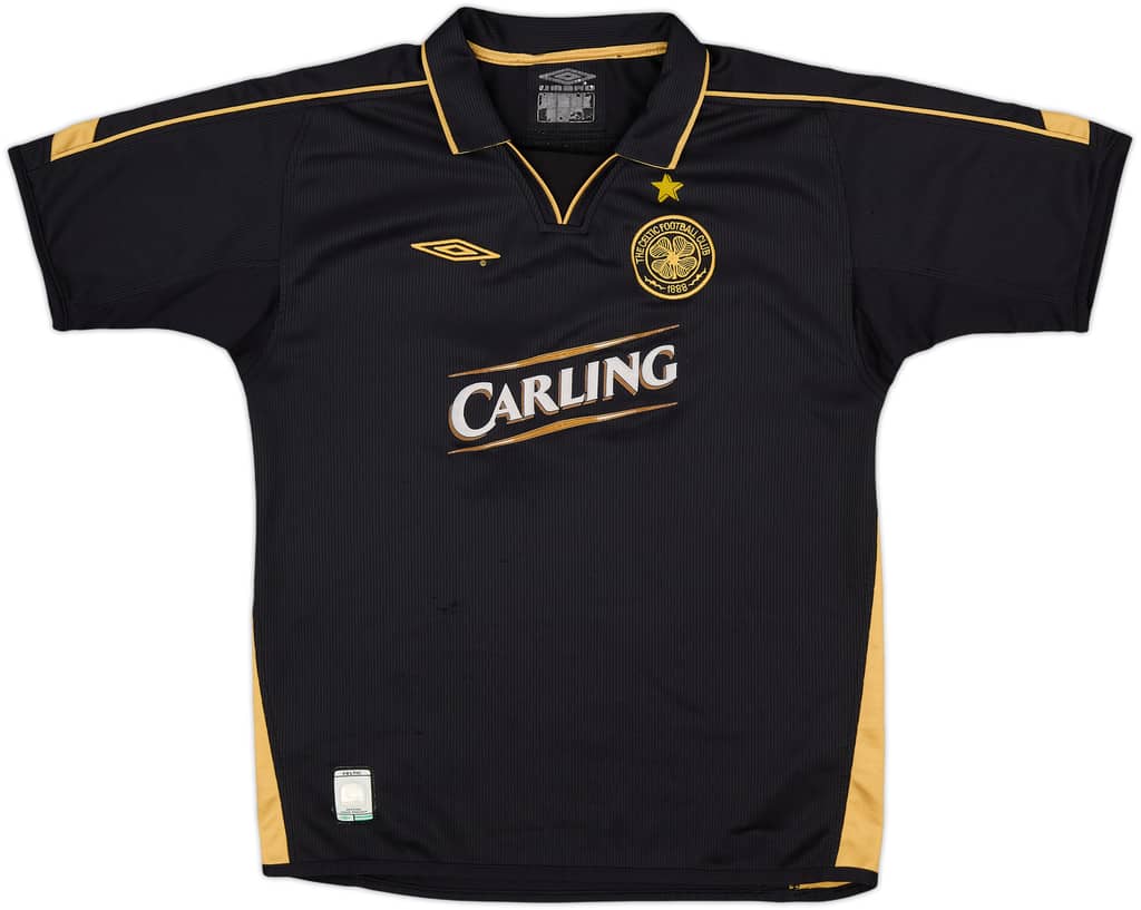 2003-04 Celtic Away Shirt - 8/10 - (L.Boys)