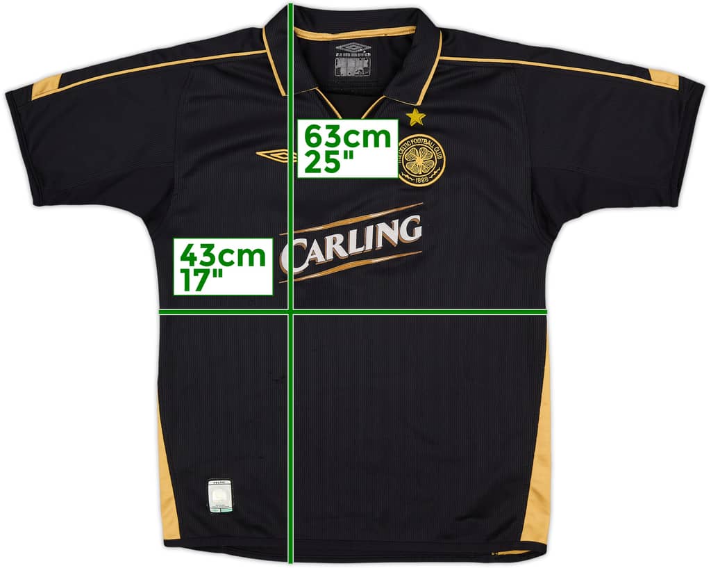 2003-04 Celtic Away Shirt - 8/10 - (L.Boys)