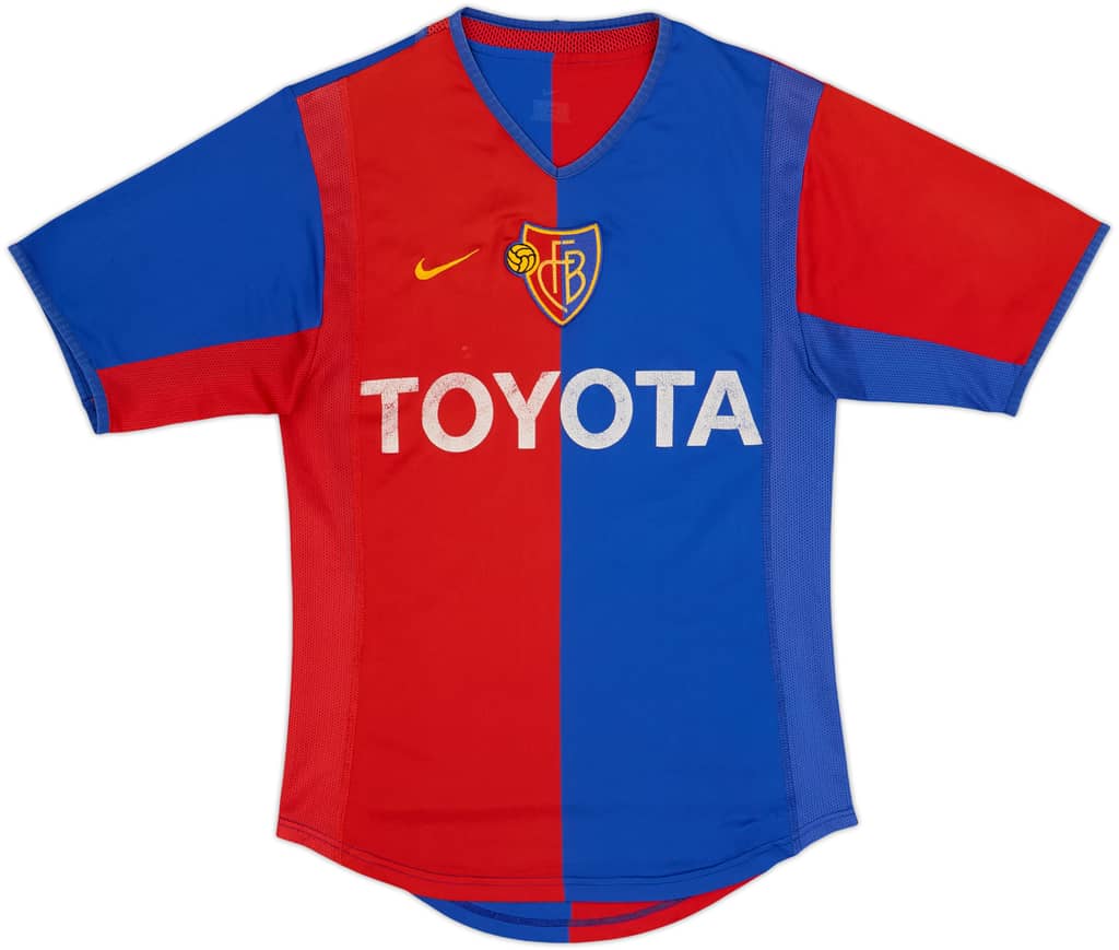 2002-04 FC Basel Home Shirt - 5/10 - (XL.Boys)