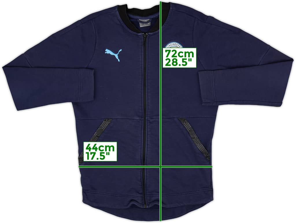 2019-20 Manchester City Puma Track Jacket - 8/10 - (M)