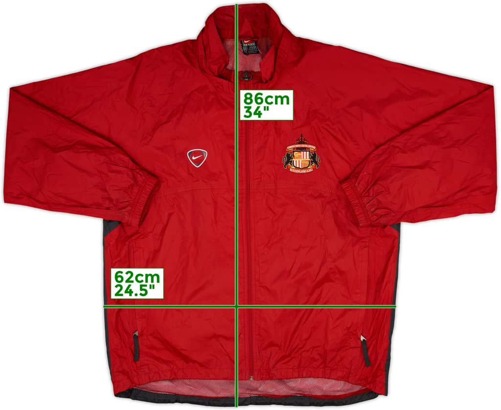 2000-01 Sunderland Nike Rain Jacket - 8/10 - (L)