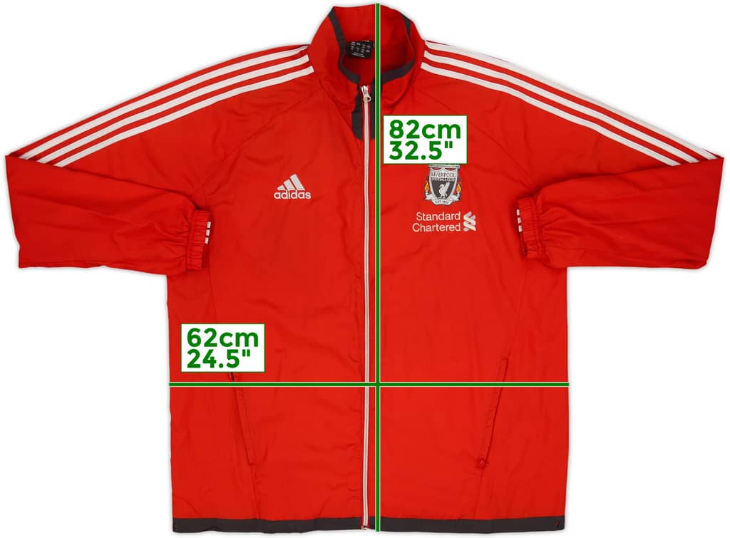2011-12 Liverpool adidas Track Jacket - 8/10 - (XL)