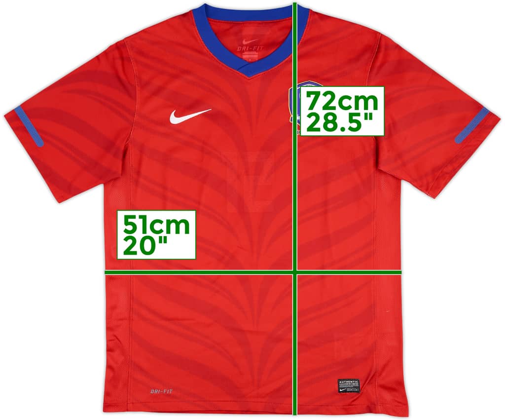 Camiseta de local de South Korea 2010-12 - 4/10 - (L)