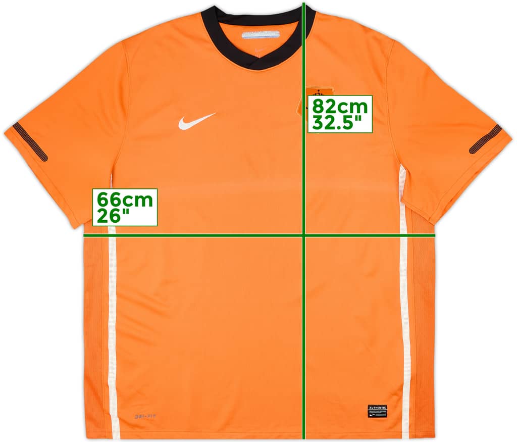 2010-11 Netherlands Home Shirt - 5/10 - (XXL)
