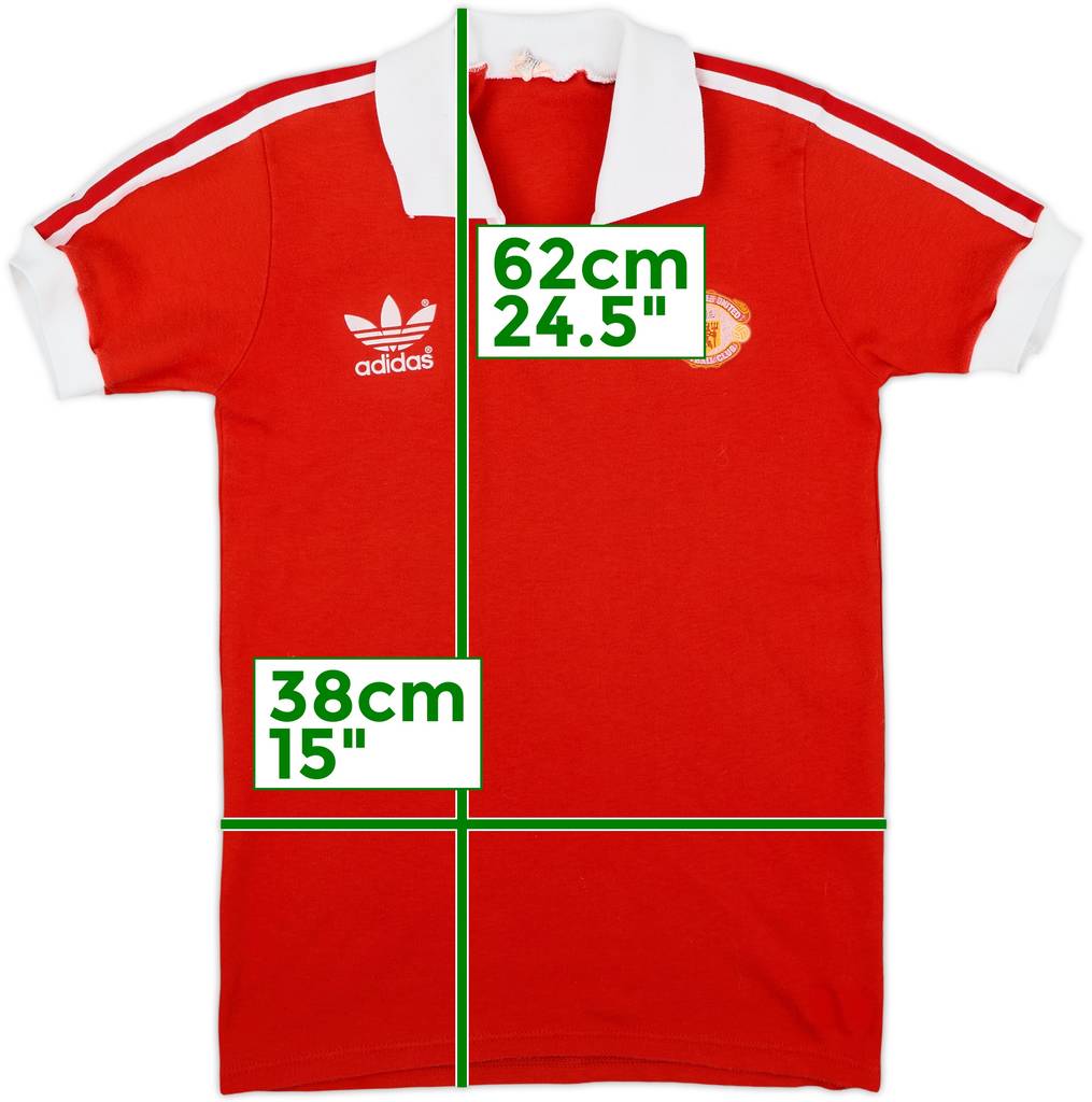 1980-82 Manchester United Home Shirt - 8/10 - (Y)