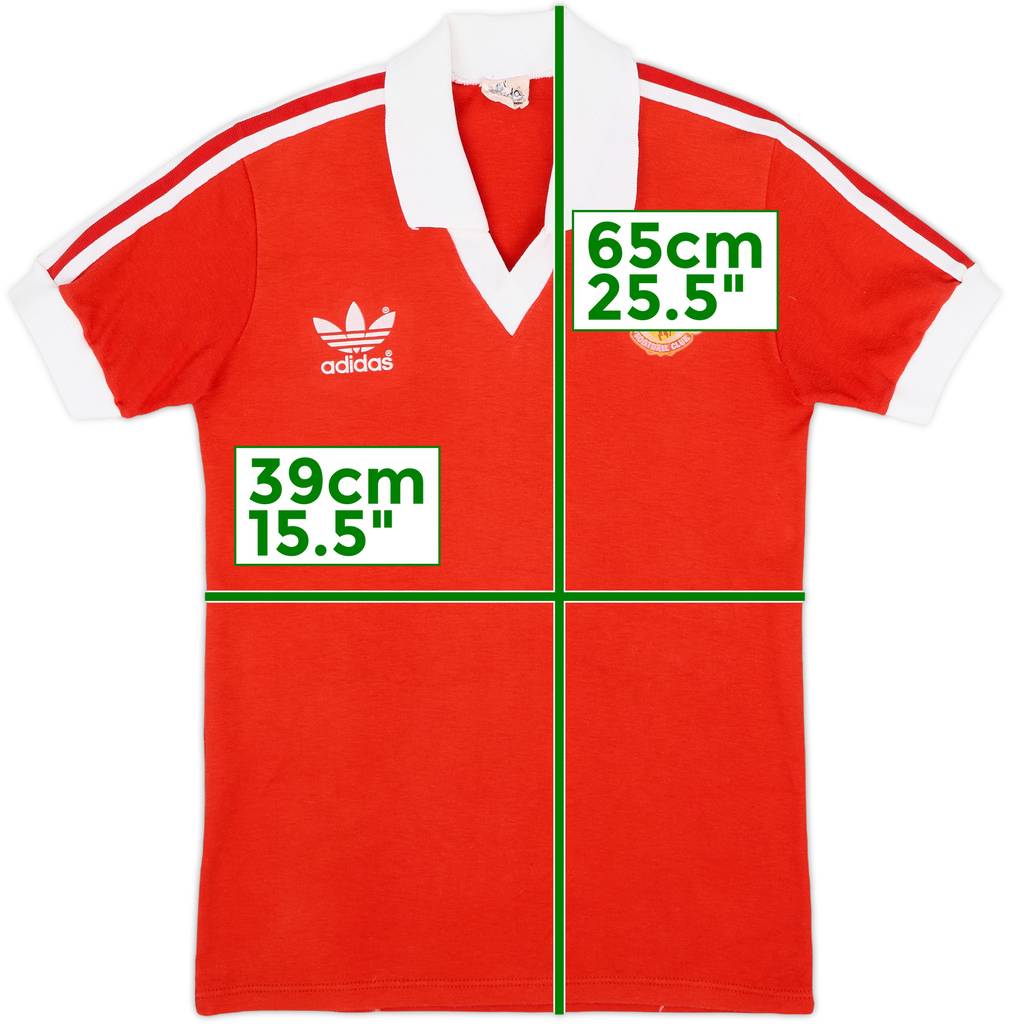 1980-82 Manchester United Home Shirt - 7/10 - (Y)