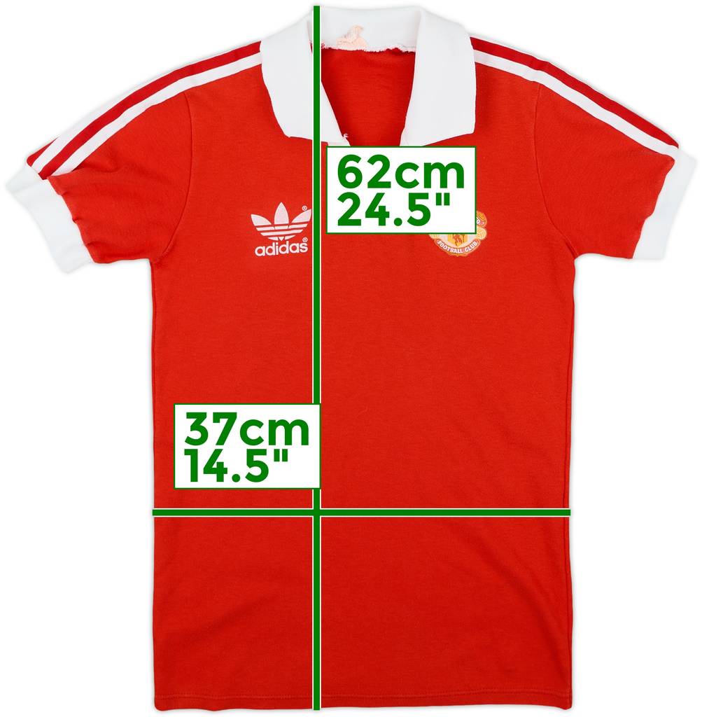 1980-82 Manchester United Home Shirt - 8/10 - (L.Boys)