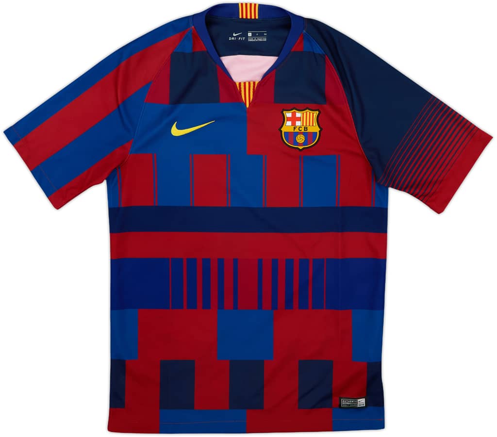 2018-19 Barcelona Nike Mash Up Training Shirt - 9/10 - (S)