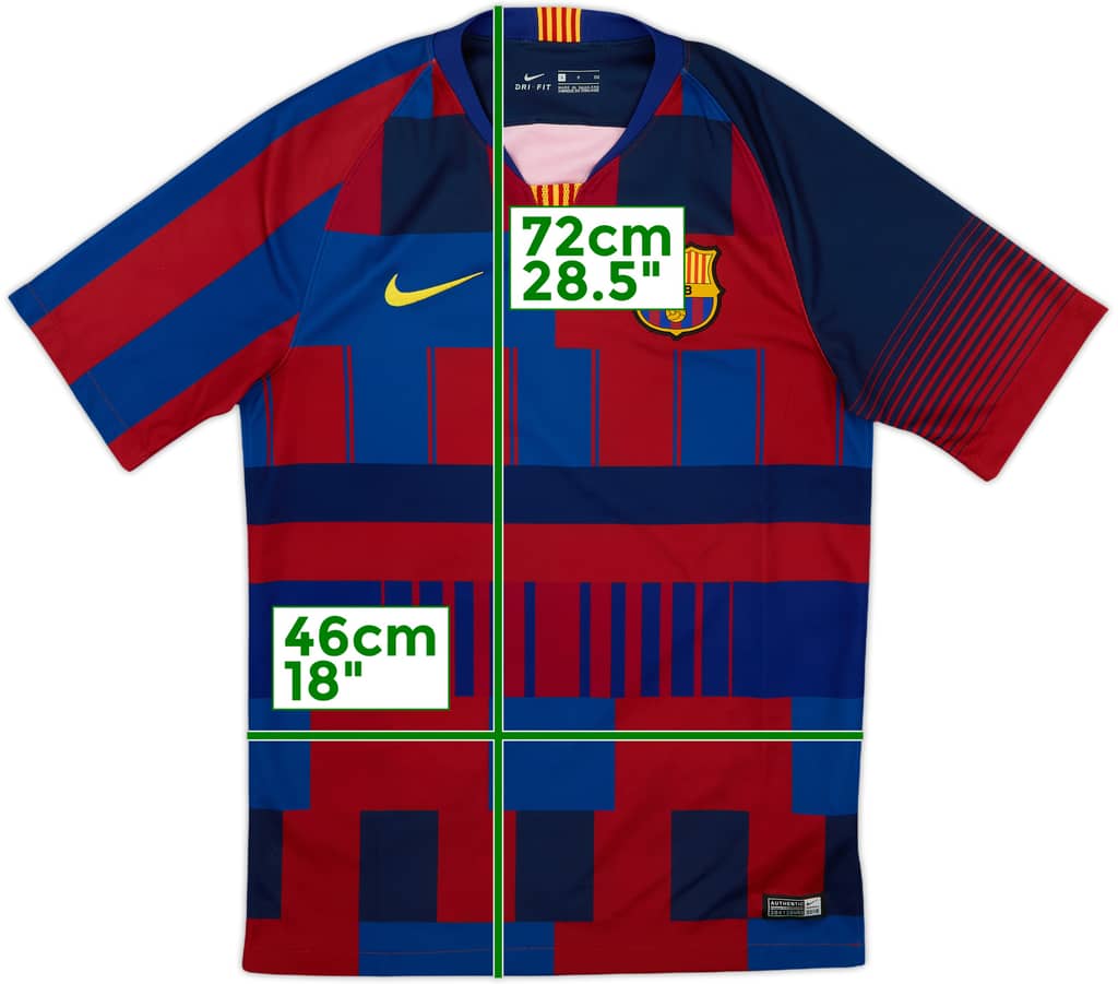 2018-19 Barcelona Nike Mash Up Training Shirt - 9/10 - (S)