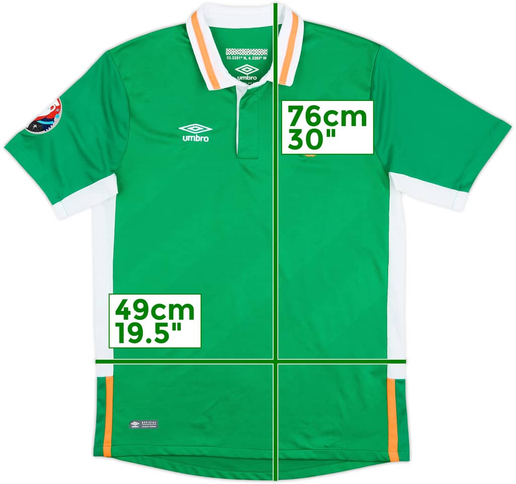 2016-17 Ireland Home Shirt - 8/10 - (M)