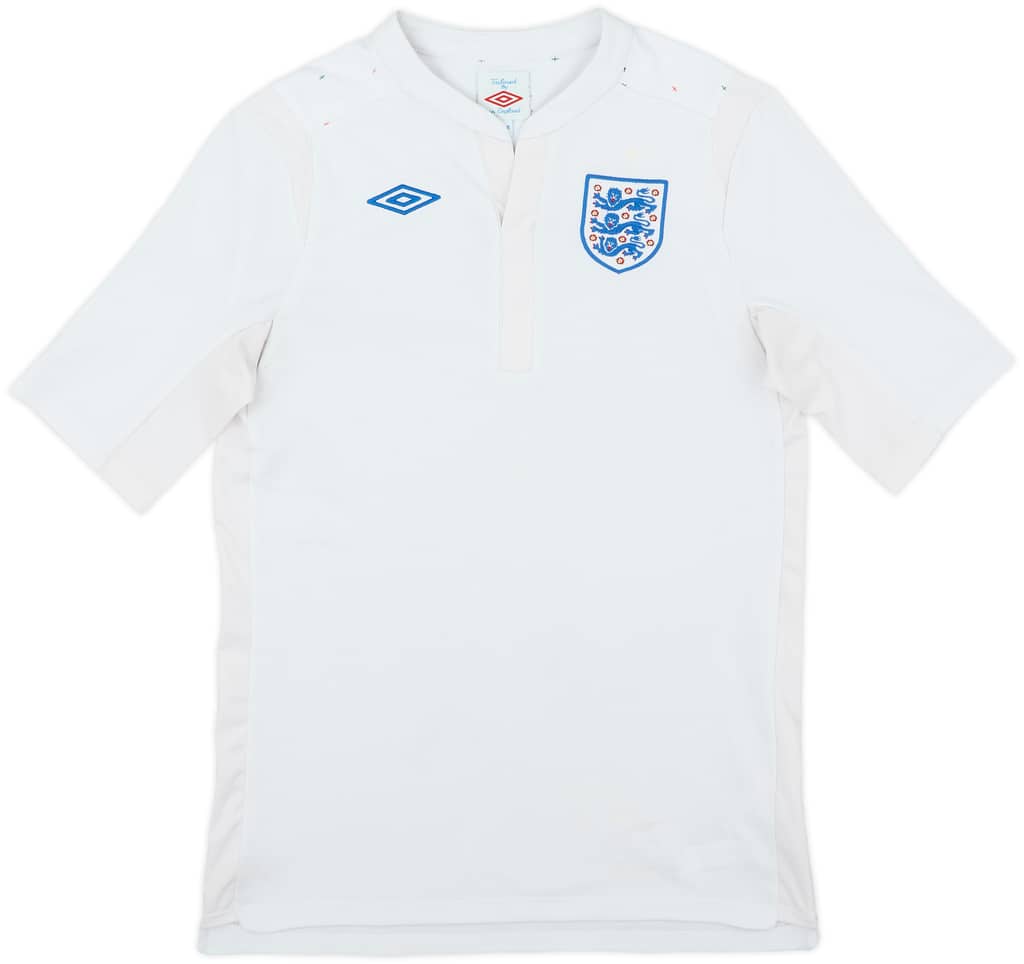 2010-11 England Home Shirt - 7/10 - (L.Boys)