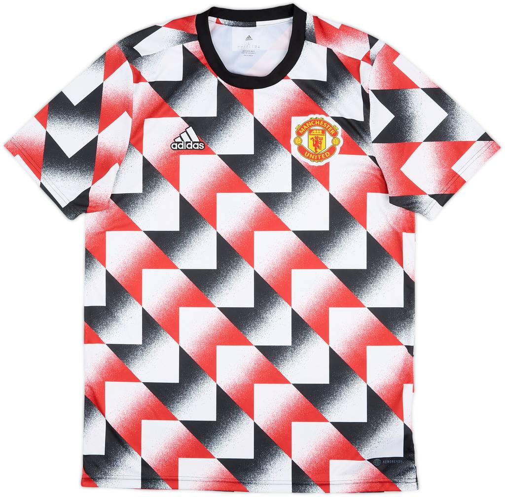 2022-23 Manchester United adidas camiseta de entrenamiento - 8/10 - (L)
