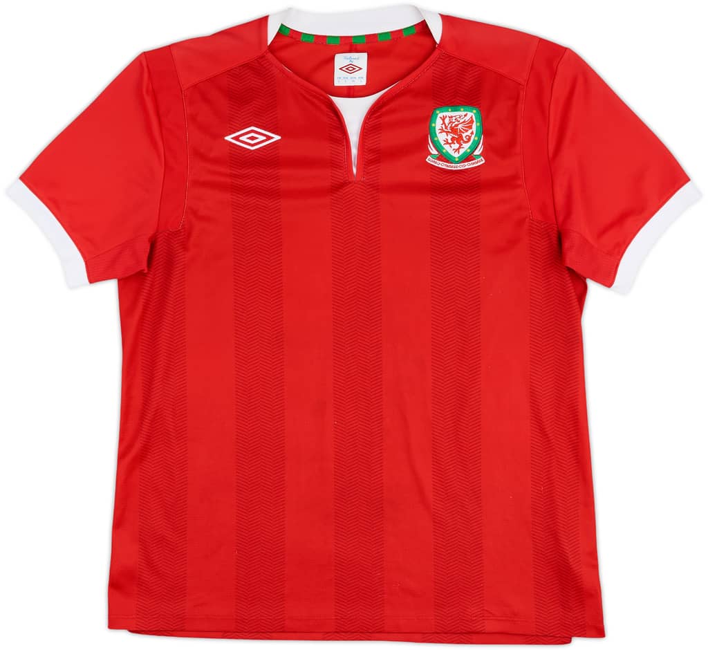 2011-12 Wales Home Shirt - 8/10 - (L)