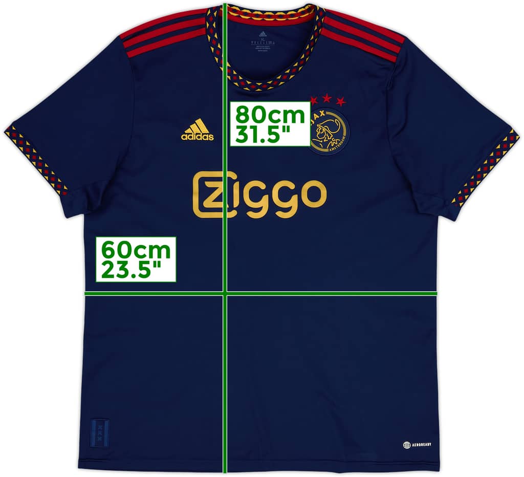 Camiseta de visitante del Ajax 2022-23 - 10/10 - (XL)
