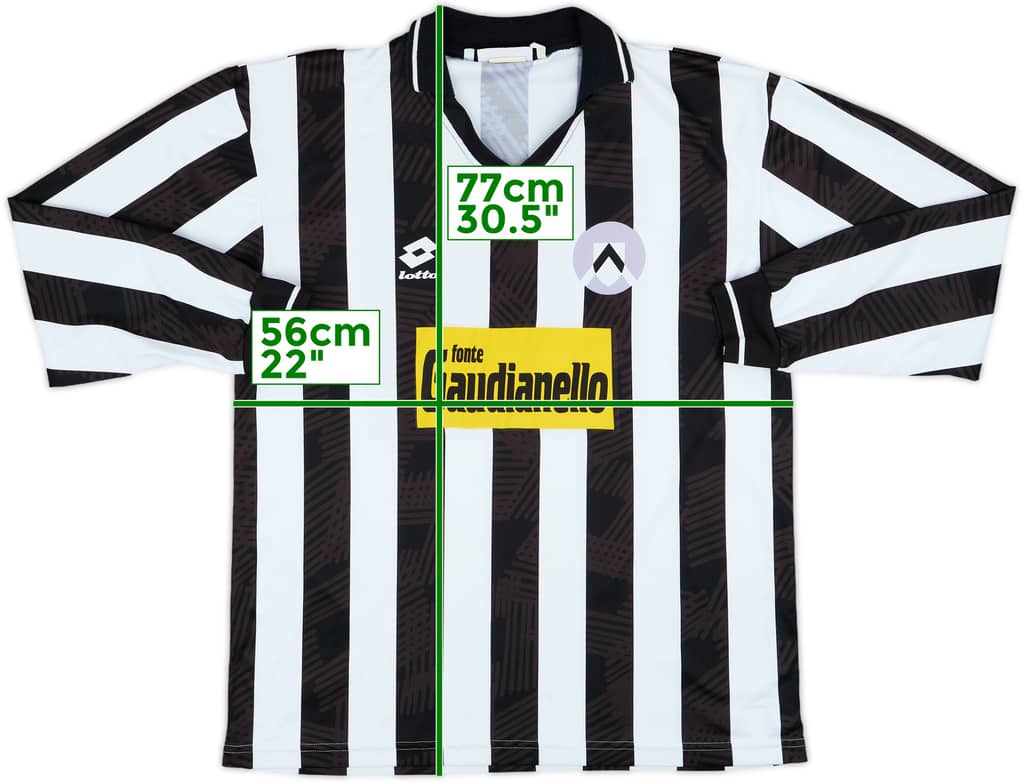 Camiseta de local del Udinese 1992-93 - 8/10 - (L/XL)