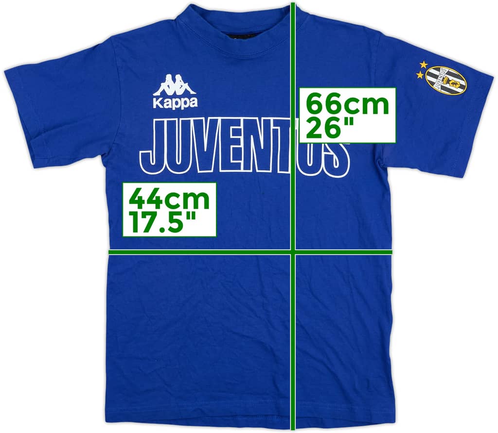 1998-99 Juventus Kappa Cotton Tee - 8/10 - (XL.Boys)