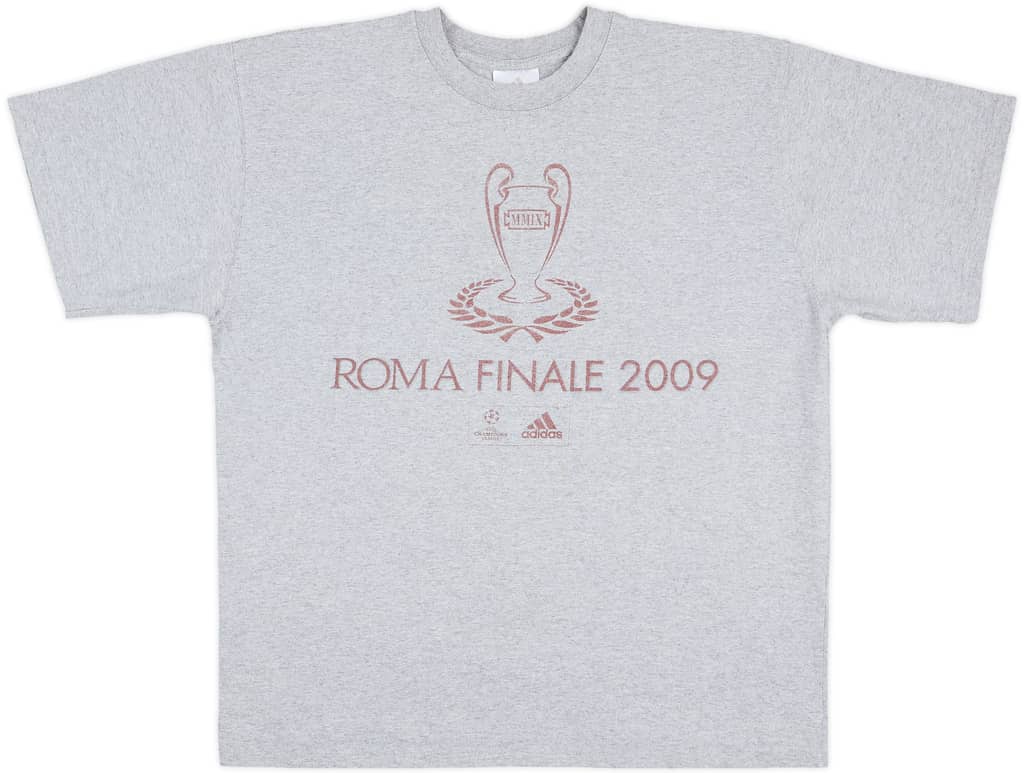 2008-09 adidas UEFA Champions League Final Graphic Tee - 7/10 - (L)
