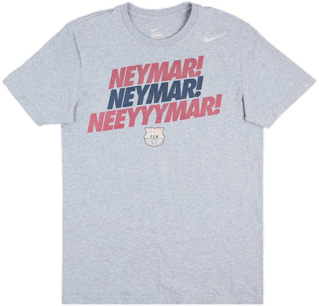 2013-14 Barcelona Nike 'Neymar!' Graphic Tee - 5/10 - (M)