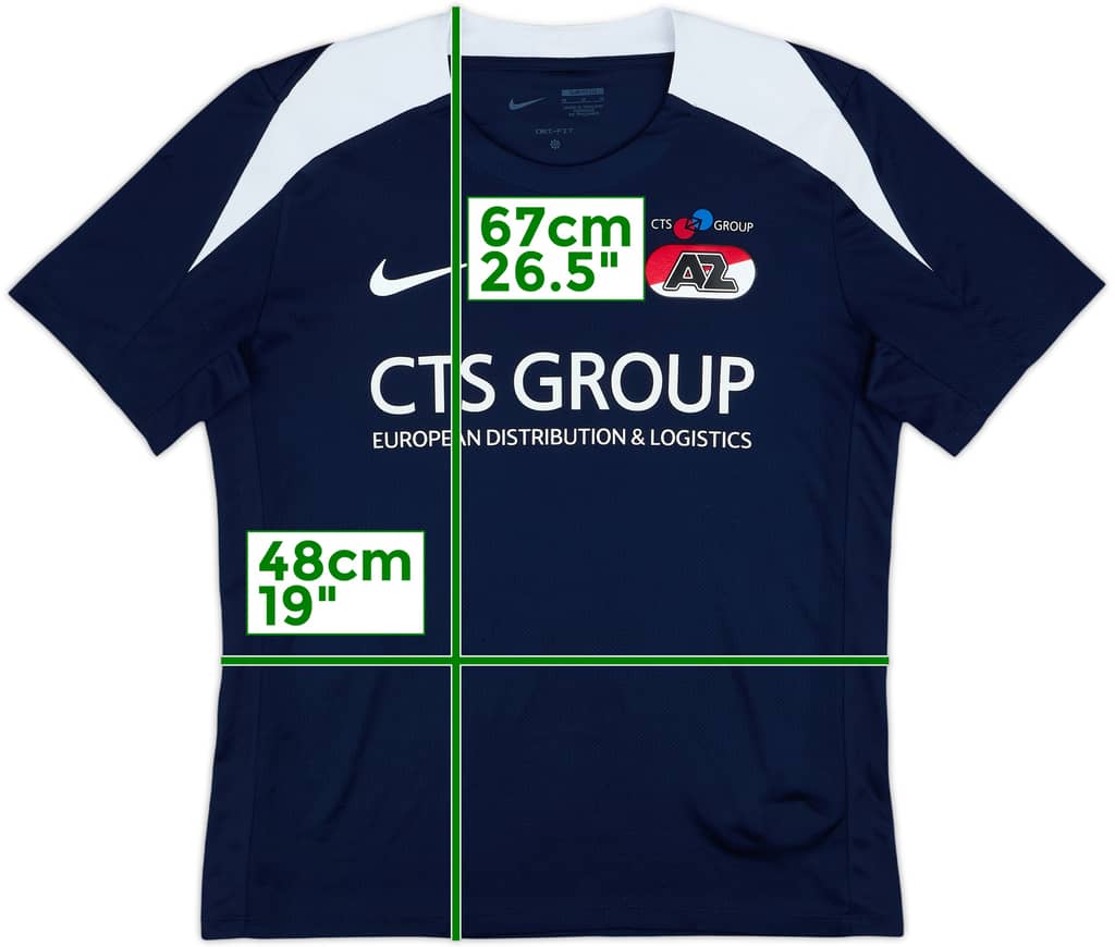 Camiseta de entrenamiento Nike del AZ Alkmaar 2024-25 - 8/10 - (M)