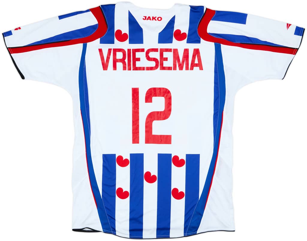 2008-09 Heerenveen Home Shirt Vriesema #12 - 6/10 - (XL)