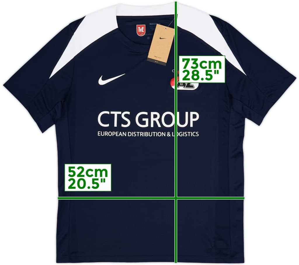 Camiseta Nike de entrenamiento de AZ Alkmaar 2023-24 (L)