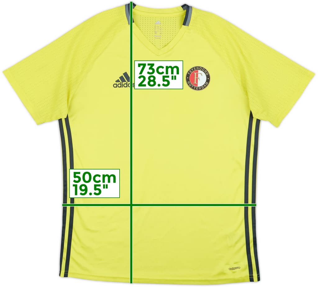2016-17 Feyenoord adizero Training Shirt - 7/10 - (L)
