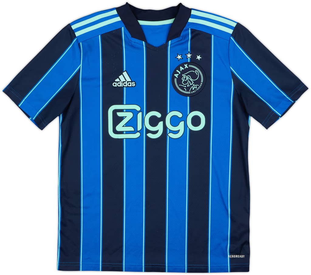 2021-22 Ajax Away Shirt - 7/10 - (L.Boys)
