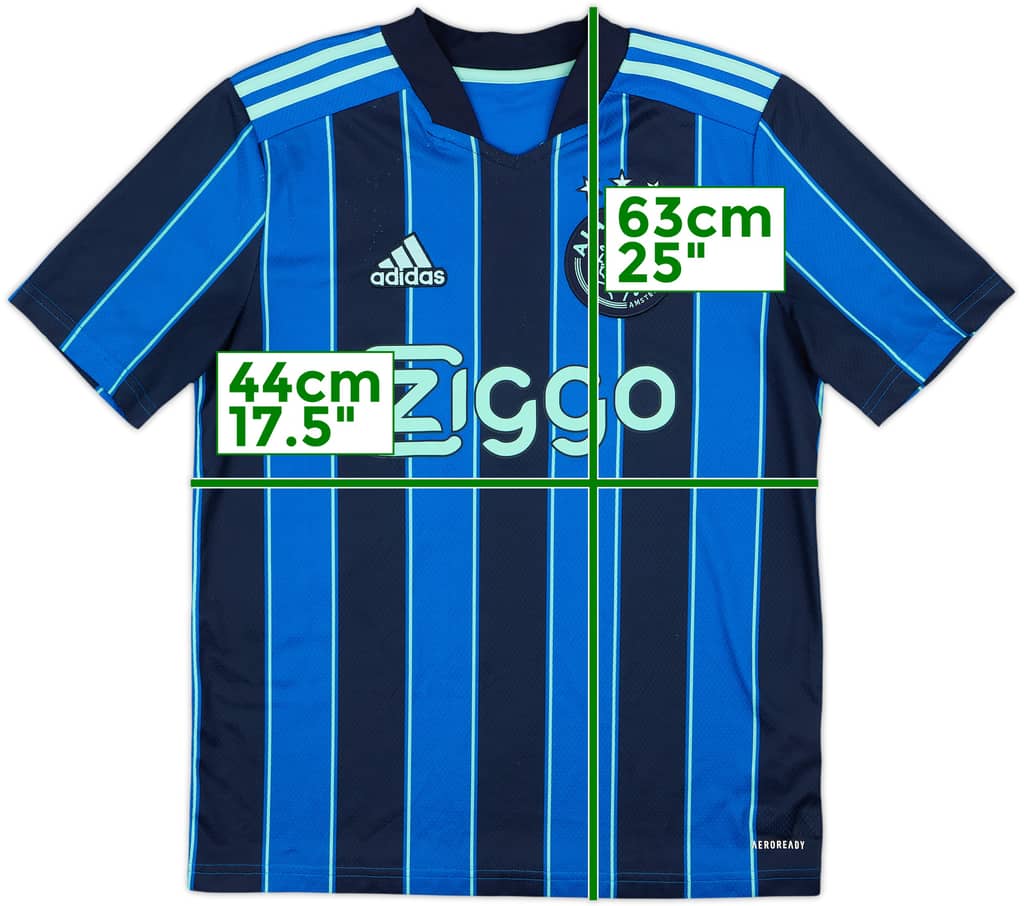 2021-22 Ajax Away Shirt - 7/10 - (L.Boys)