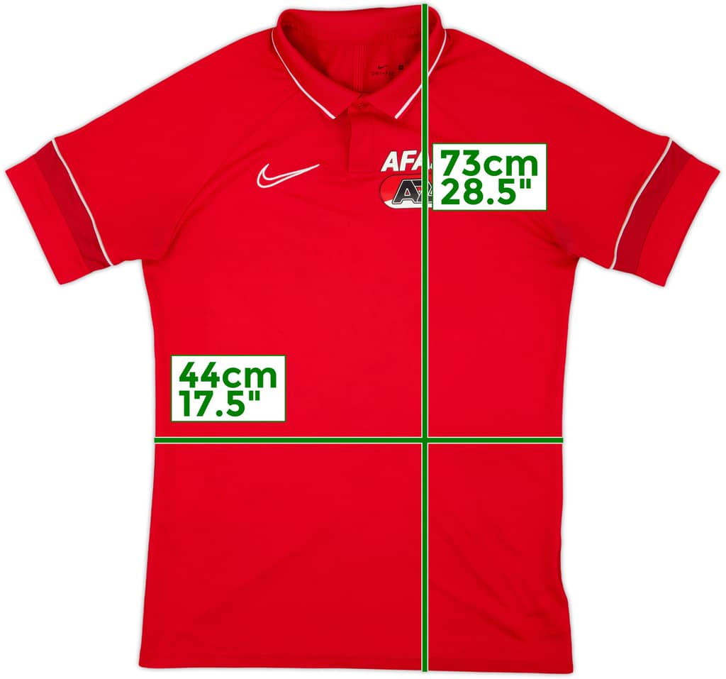 2021-22 AZ Alkmaar Nike Polo Shirt - 10/10 - (M)