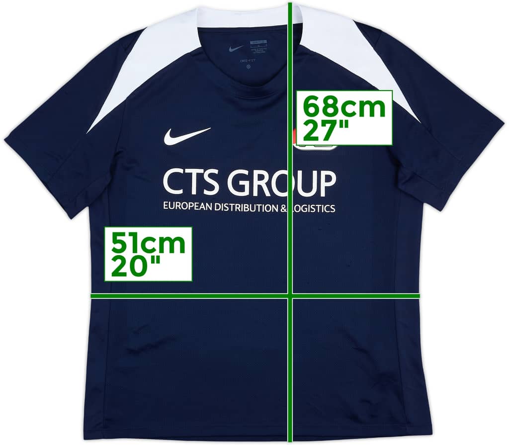 Camiseta de entrenamiento Nike 'Academy' del AZ Alkmaar 2024-25 - 8/10 - (L)