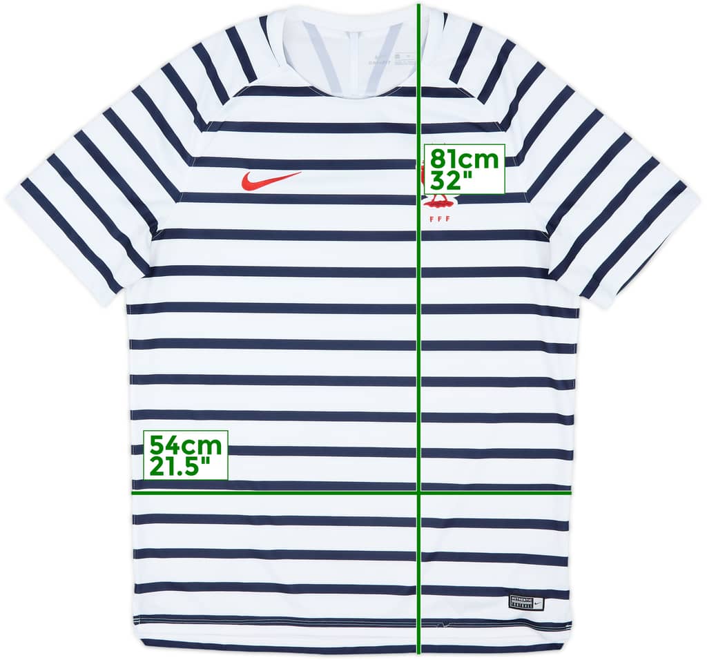 2018-19 France Nike Training Shirt - 9/10 - (XL)