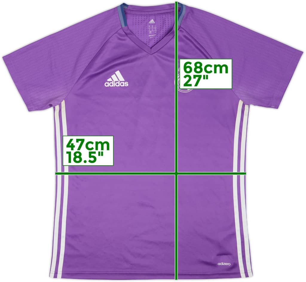 2016-17 Real Madrid adizero Training Shirt - 9/10 - (M)