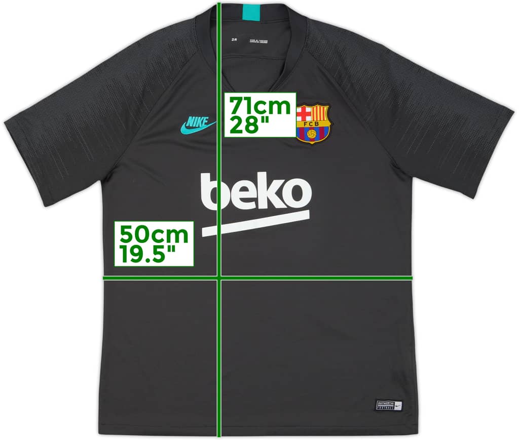 2019-20 Barcelona Nike Training Shirt - 8/10 - (L)