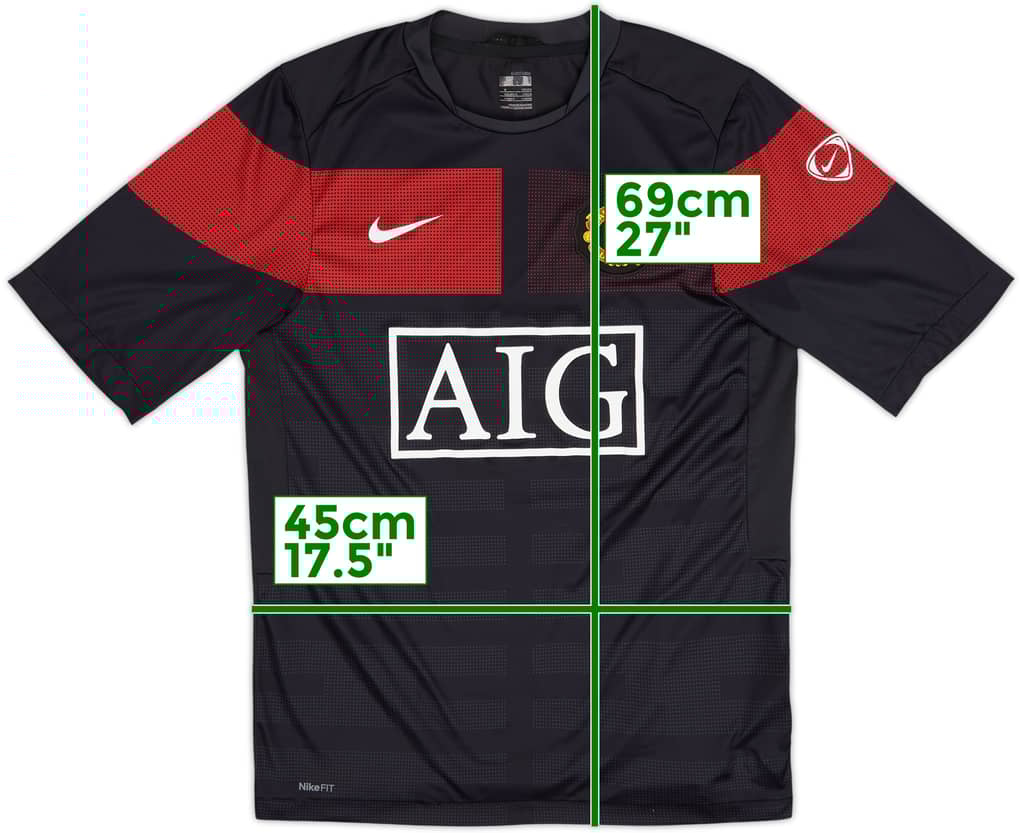 2009-10 Manchester United Nike Training Shirt - 6/10 - (S)