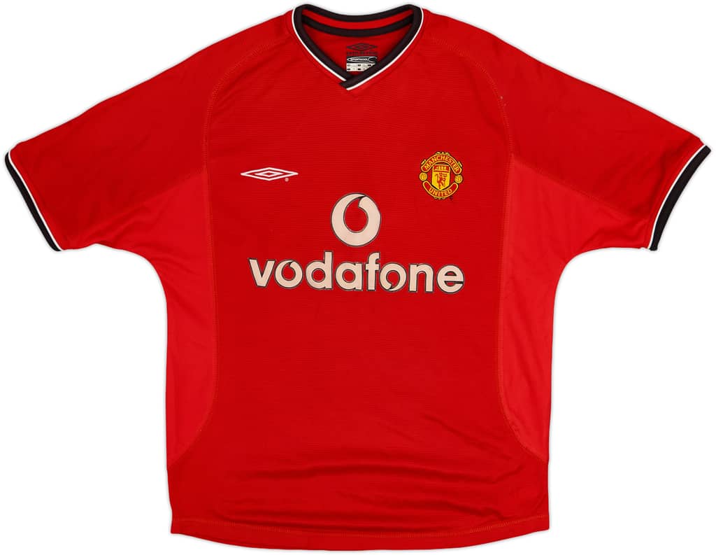 2000-02 Manchester United Home Shirt - 5/10 - (Y)