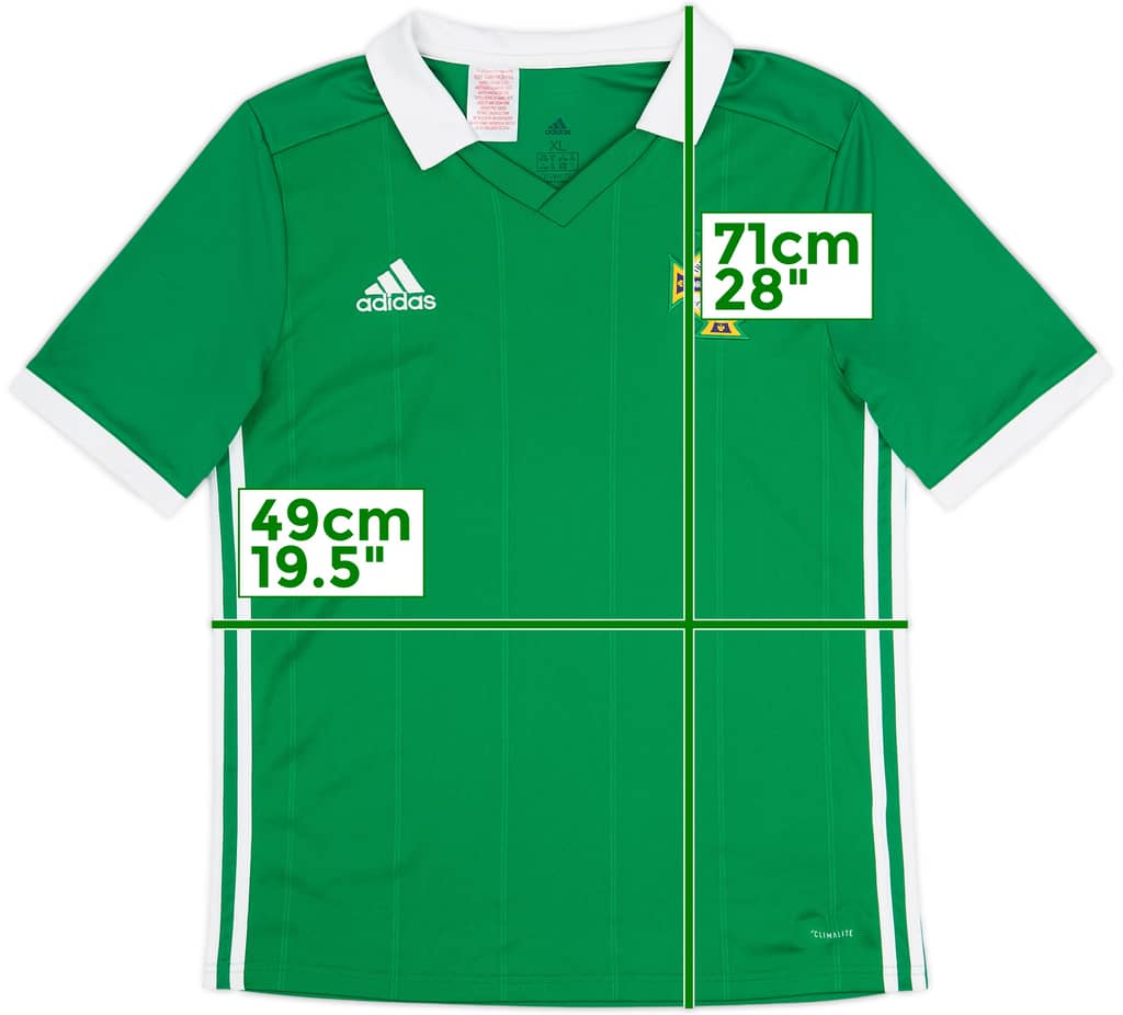 2018-19 Northern Ireland Home Shirt - 9/10 - (XL.Boys)