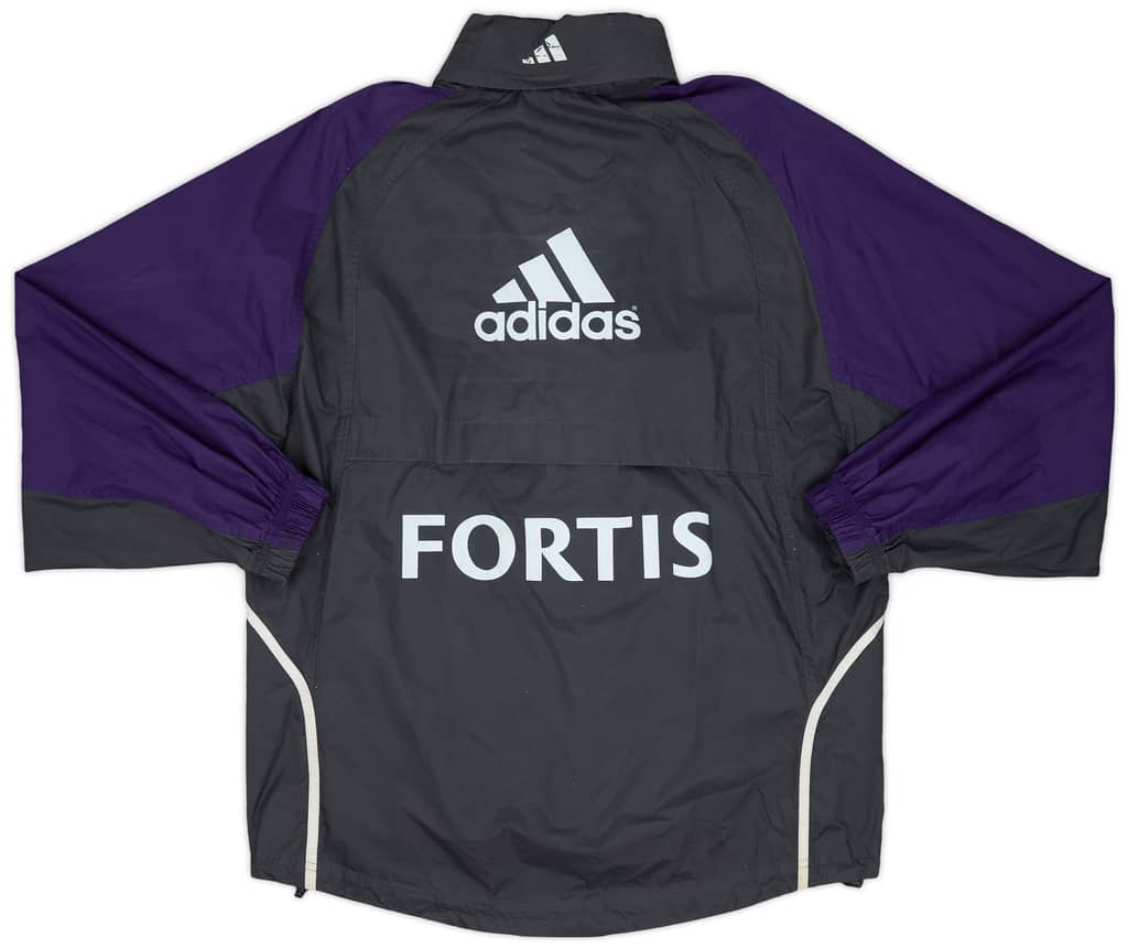 2000-01 Anderlecht adidas Hooded Rain Jacket - 4/10 - (M)