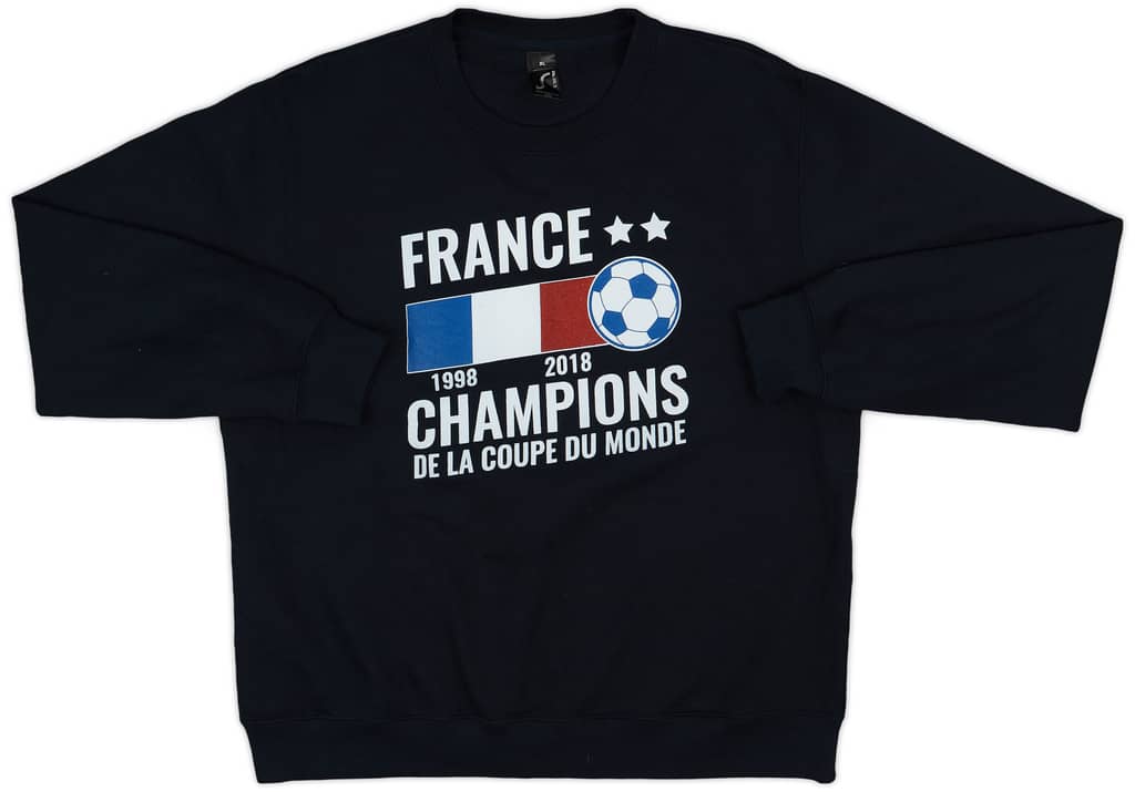2018 France Sol's 'Champions' Sweat Top - 8/10 - (XL)