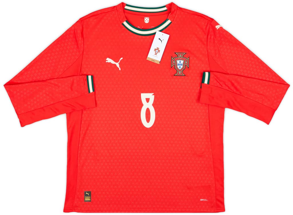 2025-26 Portugal Home L/S Shirt B.Fernandes #8