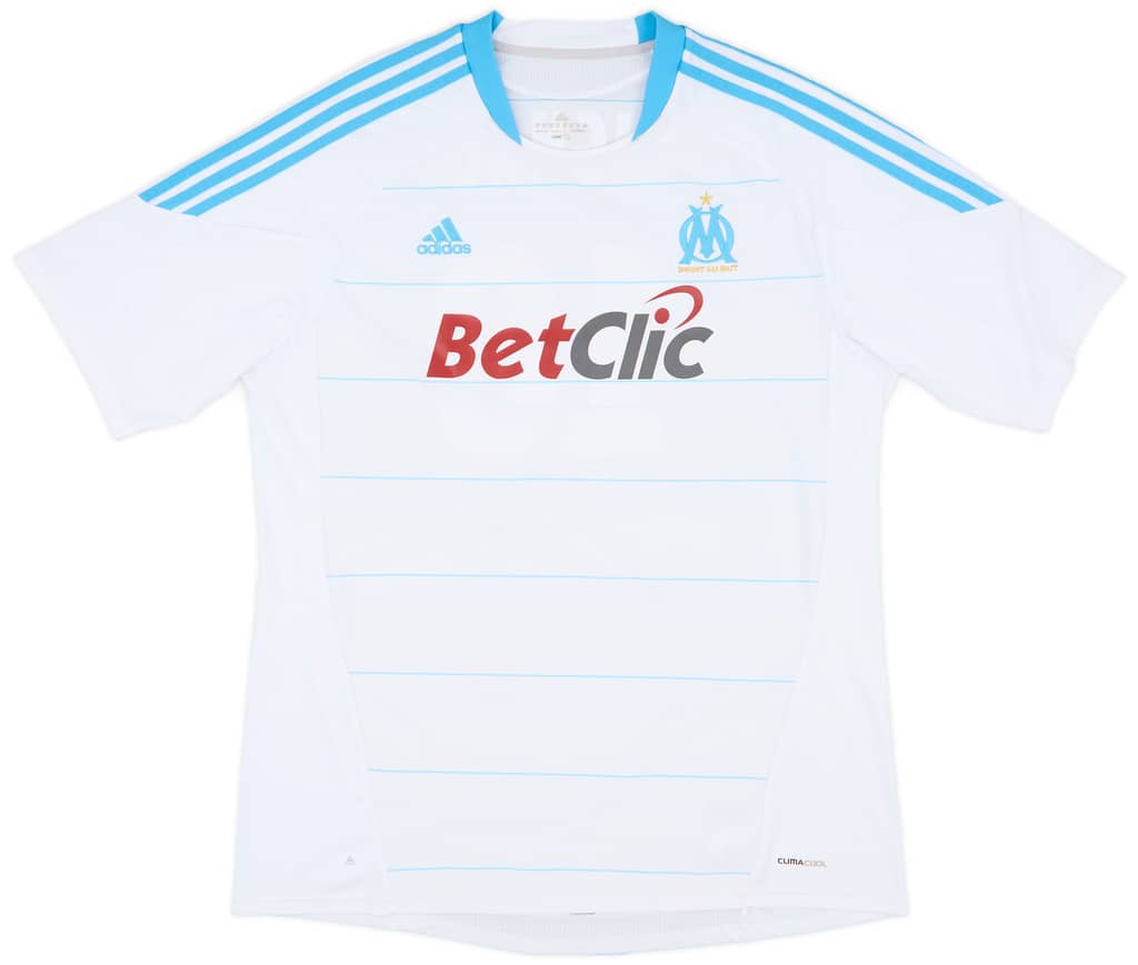 2010-11 Olympique Marseille Home Shirt Gignac #10 - 8/10 - (XL)