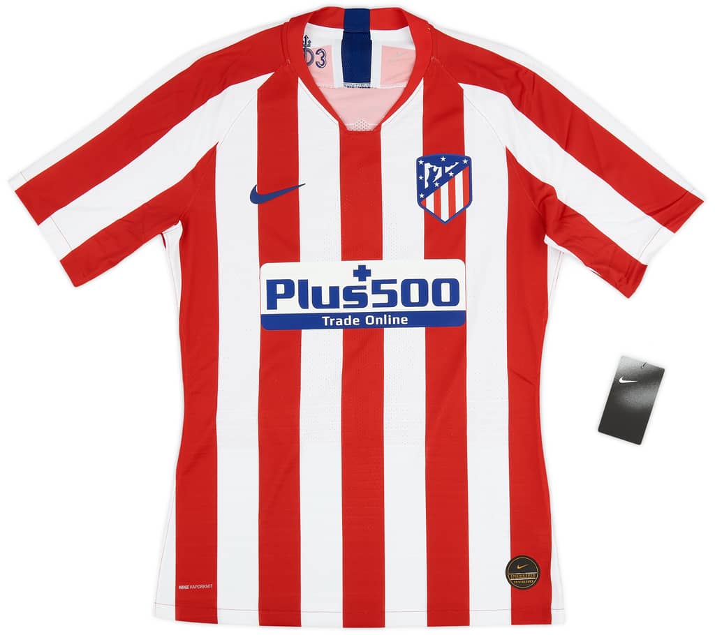 2019-20 Atletico Madrid Player Issue Vaporknit Domestic Home Shirt Saul #8 (M)