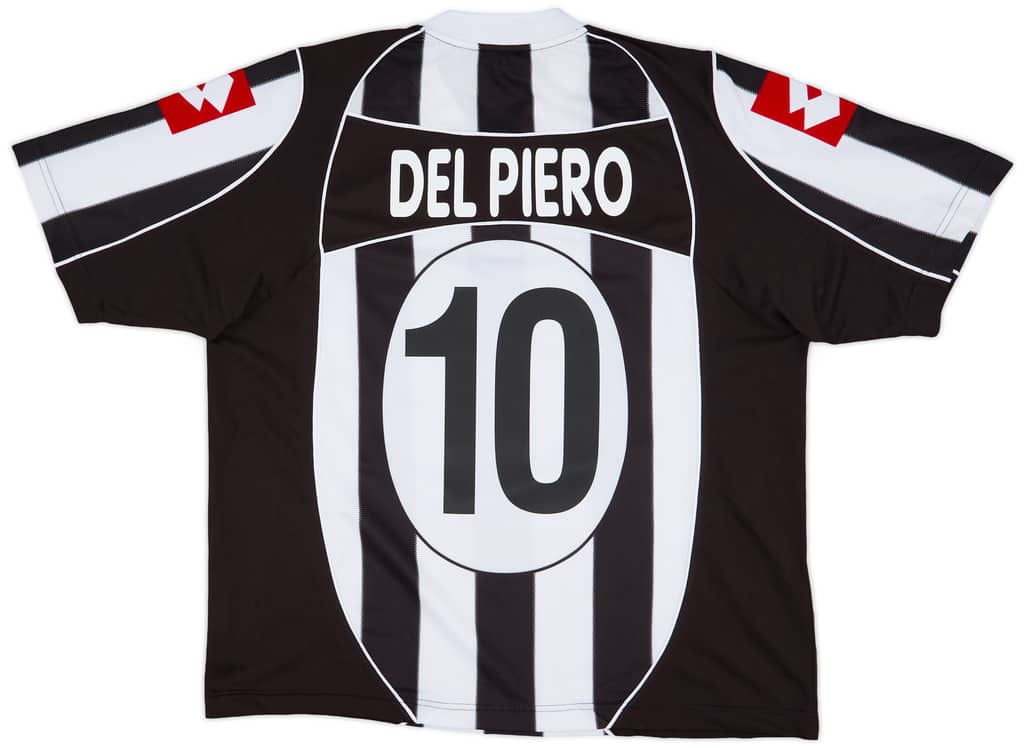 2002-03 Juventus Home Shirt Del Piero #10 - 8/10 - (XXL)